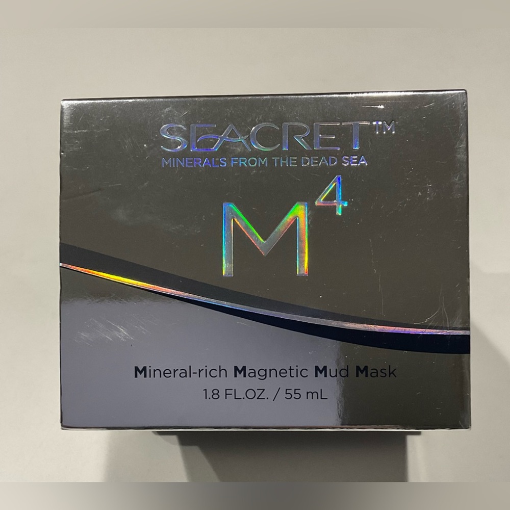 ☀️NWT SEACRET Mud Mask - M4 Dead Sea Mineral Rich Magnet Facial Mask 1.8…